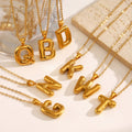 3-D Bubble Letter Pendant