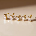 Tia Cubic Zirconia Studs