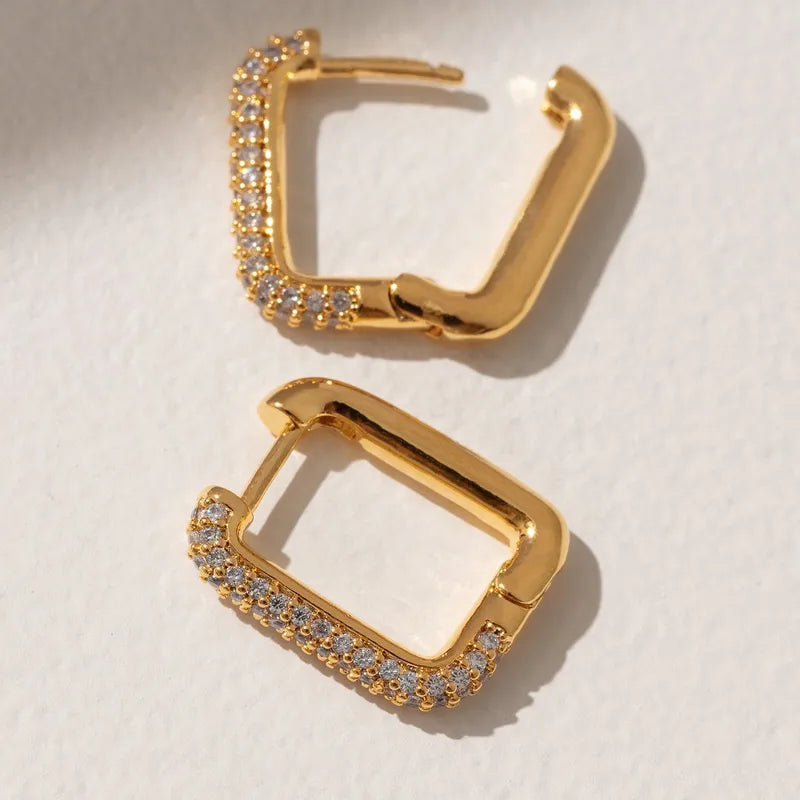 Classic Gold Geometric Earrings