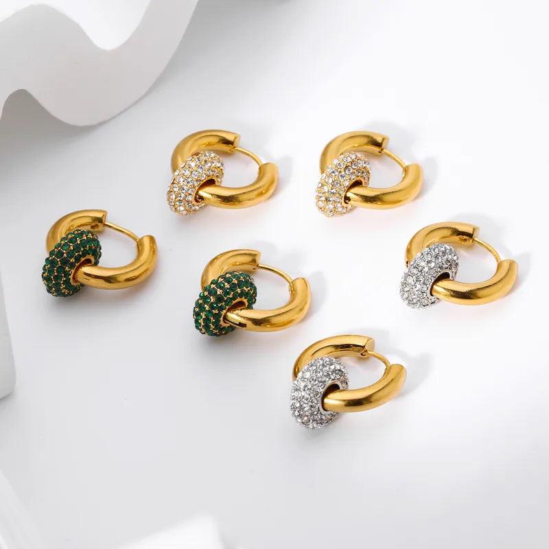 Pave Huggie Earrings
