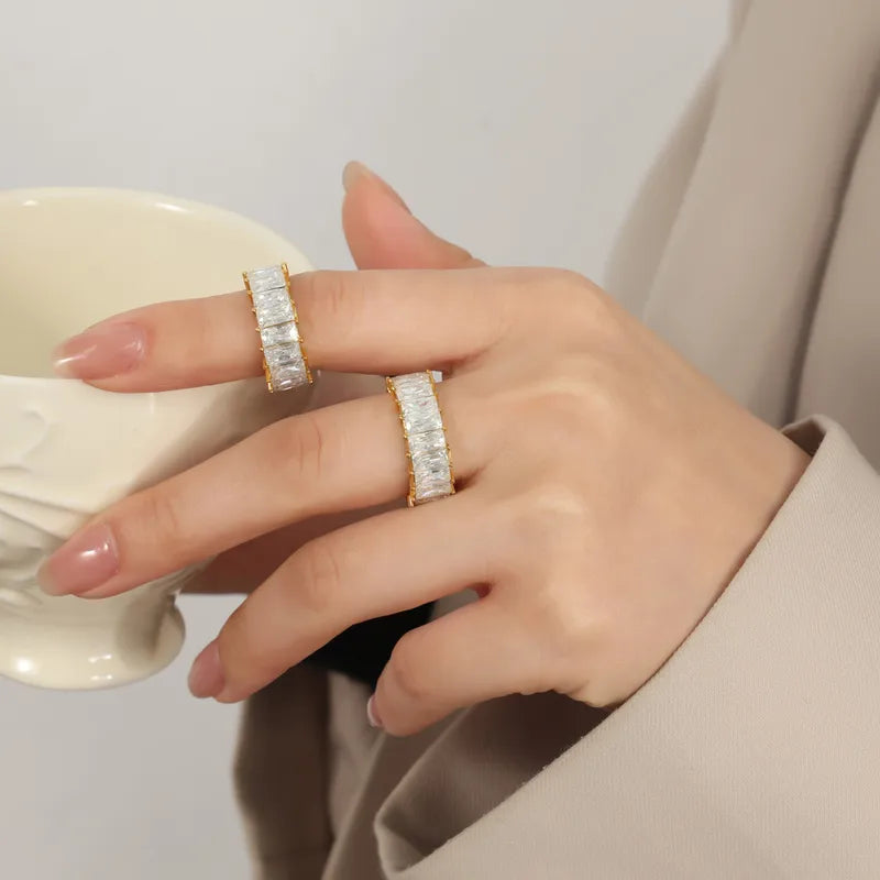 Geometric Eternity Ring