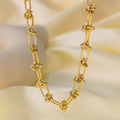 Barb Twist Link Chain Necklace