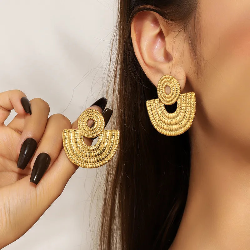 Romantic Gold Drop Earrings