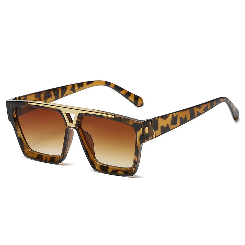 Millionaire Gold Details Sunglasses