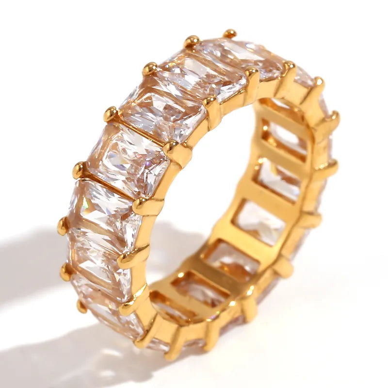 Geometric Eternity Ring
