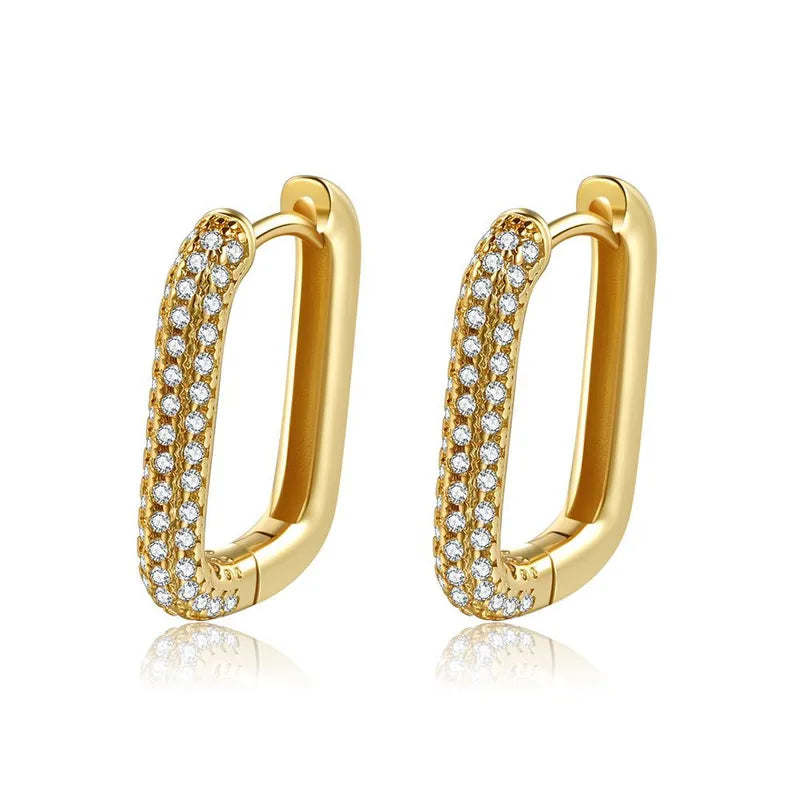 Classic Gold Geometric Earrings
