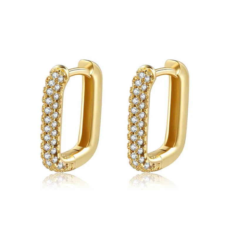 Classic Gold Geometric Earrings