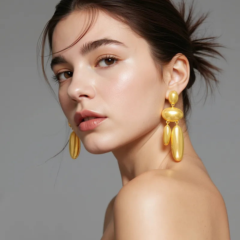 Nala Gold Drop Earring