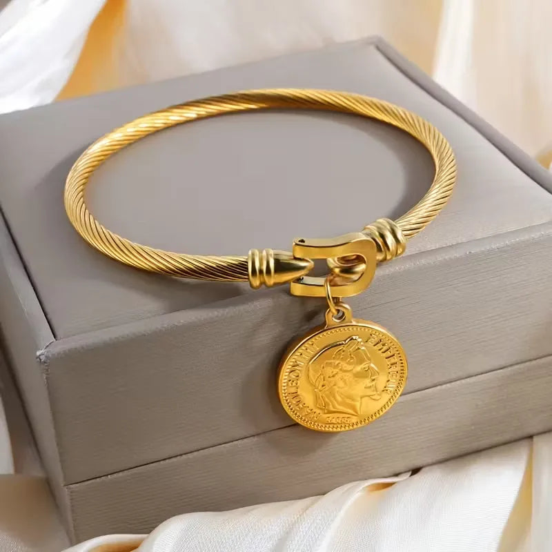 Roman Bangle Bracelet
