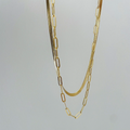 Luxe Herring Double Necklace