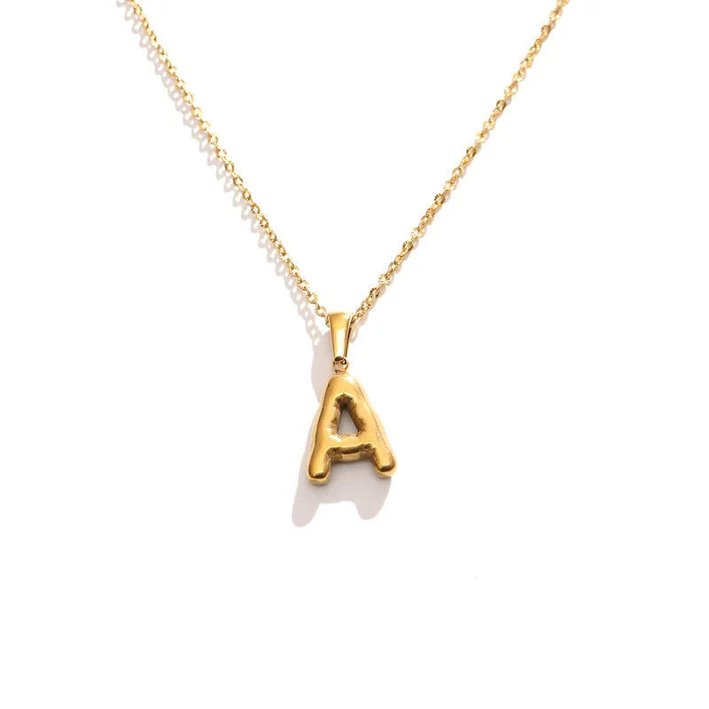 3-D Initial Pendant