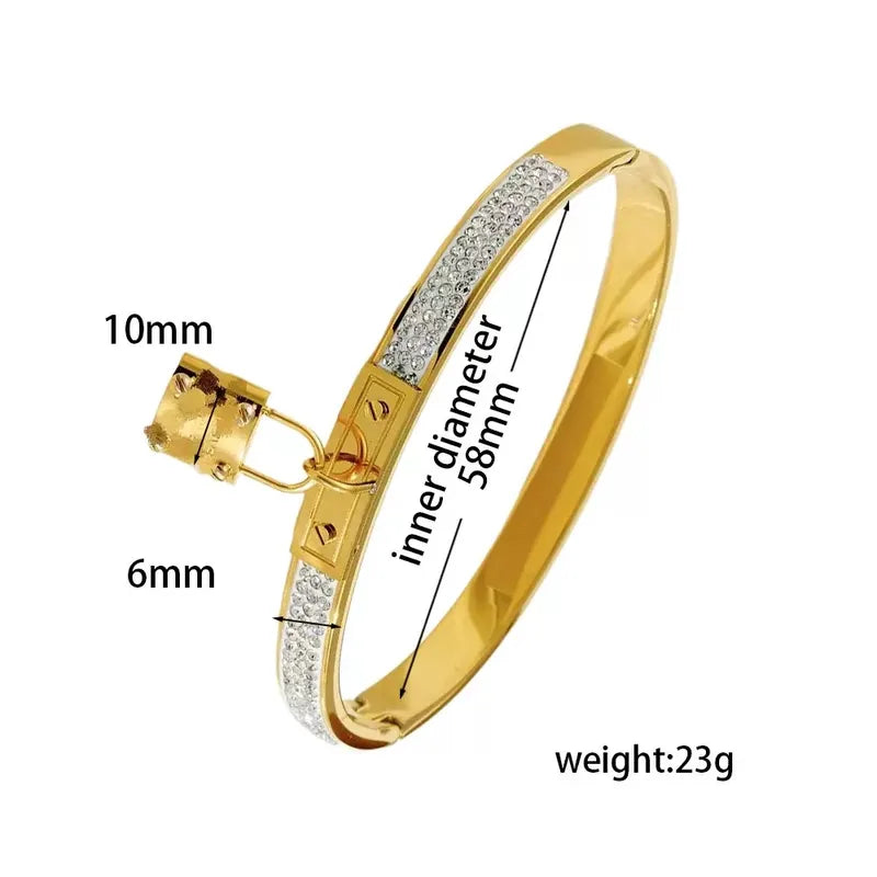 Love Lock Zirc Bracelet