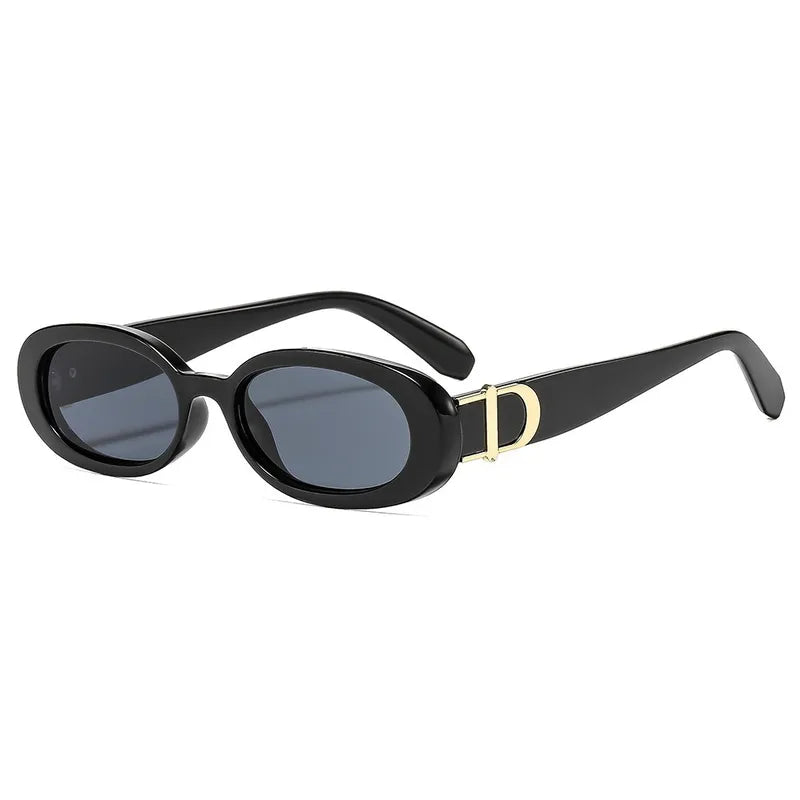 Vintage Oval Cat Eye Sunglasses