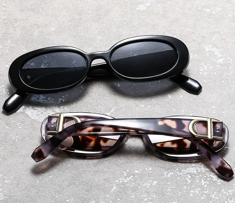 Vintage Oval Cat Eye Sunglasses
