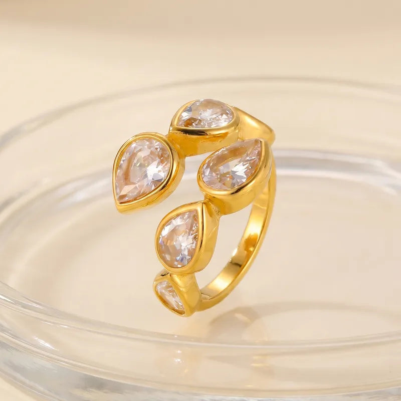 Droplet Cocktail Ring