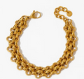 Geo Gold Chunky Bracelet