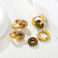 Pave Huggie Earrings